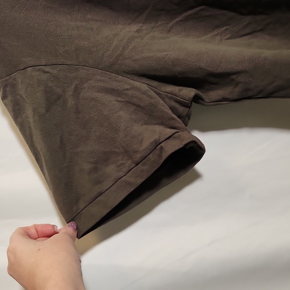 NWT WILD FABLE Green Boxy Cropped Polo - Picture 3 of 5